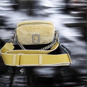 NWT Marc Jacobs in Yellow Chic - So cool, two straps, with studs for MJ emblem
